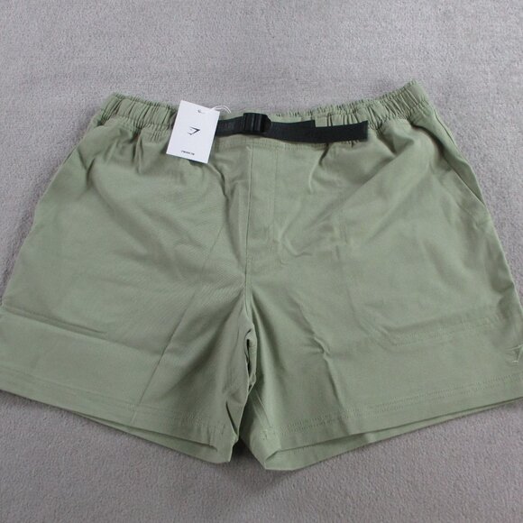 Gymshark Other - Gymshark Rest Day Woven Shorts Mens XL Green Belted Stretch Training Active NWT